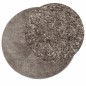 vidaXL Teppich ISTAN Hochflor Glänzend Grau Ø 160 cm vidaXL Teppich ISTAN Hochflor Glänzend Grau Ø 160 cm