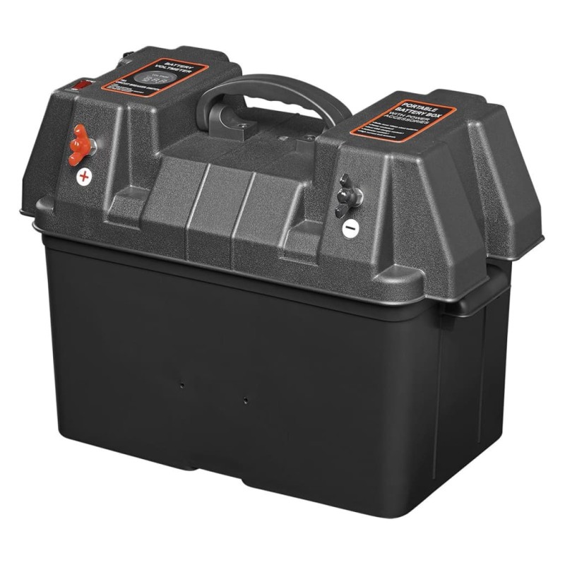 ProPlus Batteriebox mit USB und Voltmeter 33x20x20 cm ProPlus Batteriebox mit USB und Voltmeter 33x20x20 cm