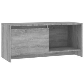 vidaXL TV-Schrank Grau Sonoma 90x35x40 cm Holzwerkstoff