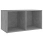 vidaXL TV-Schränke 2 Stk. Betongrau 72x35x36,5 cm Holzwerkstoff vidaXL TV-Schränke 2 Stk. Betongrau 72x35x36,5 cm Holzwerkstoff