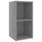vidaXL TV-Schränke 2 Stk. Betongrau 72x35x36,5 cm Holzwerkstoff vidaXL TV-Schränke 2 Stk. Betongrau 72x35x36,5 cm Holzwerkstoff