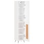 Highboard Weiß 34,5x34x180 cm Holzwerkstoff Highboard Weiß 34,5x34x180 cm Holzwerkstoff