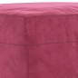 vidaXL 3-tlg. Sofagarnitur mit Kissen Weinrot Samt vidaXL 3-tlg. Sofagarnitur mit Kissen Weinrot Samt