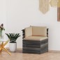 Garten-Paletten-Ecksofa mit Kissen Kiefernholz Garten-Paletten-Ecksofa mit Kissen Kiefernholz