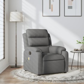 vidaXL Massagesessel Dunkelgrau Stoff