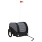 vidaXL Fahrradanhänger Schwarz 45 kg Eisen vidaXL Fahrradanhänger Schwarz 45 kg Eisen