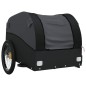 vidaXL Fahrradanhänger Schwarz 45 kg Eisen vidaXL Fahrradanhänger Schwarz 45 kg Eisen
