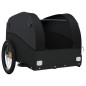 vidaXL Fahrradanhänger Schwarz 45 kg Eisen vidaXL Fahrradanhänger Schwarz 45 kg Eisen