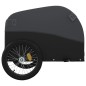 vidaXL Fahrradanhänger Schwarz 45 kg Eisen vidaXL Fahrradanhänger Schwarz 45 kg Eisen