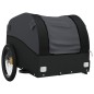 vidaXL Fahrradanhänger Schwarz 30 kg Eisen vidaXL Fahrradanhänger Schwarz 30 kg Eisen