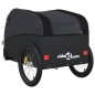 vidaXL Fahrradanhänger Schwarz 30 kg Eisen vidaXL Fahrradanhänger Schwarz 30 kg Eisen