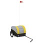 vidaXL Fahrradanhänger Schwarz und Gelb 30 kg Eisen vidaXL Fahrradanhänger Schwarz und Gelb 30 kg Eisen