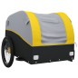 vidaXL Fahrradanhänger Schwarz und Gelb 30 kg Eisen vidaXL Fahrradanhänger Schwarz und Gelb 30 kg Eisen