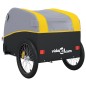 vidaXL Fahrradanhänger Schwarz und Gelb 30 kg Eisen vidaXL Fahrradanhänger Schwarz und Gelb 30 kg Eisen