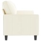 vidaXL 3-Sitzer-Sofa Creme 180 cm Samt vidaXL 3-Sitzer-Sofa Creme 180 cm Samt