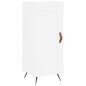 Highboard Weiß 34,5x34x180 cm Holzwerkstoff Highboard Weiß 34,5x34x180 cm Holzwerkstoff