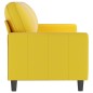vidaXL 3-Sitzer-Sofa Gelb 180 cm Samt vidaXL 3-Sitzer-Sofa Gelb 180 cm Samt