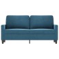 vidaXL 2-Sitzer-Sofa Blau 140 cm Samt vidaXL 2-Sitzer-Sofa Blau 140 cm Samt