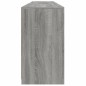 vidaXL Sideboard mit LED-Leuchten Grau Sonoma 181,5x37x67 cm vidaXL Sideboard mit LED-Leuchten Grau Sonoma 181,5x37x67 cm