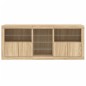 vidaXL Sideboard mit LED-Leuchten Sonoma-Eiche 181,5x37x67 cm vidaXL Sideboard mit LED-Leuchten Sonoma-Eiche 181,5x37x67 cm