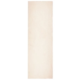 vidaXL Teppich HUARTE Kurzflor Weich und Waschbar Beige 80x250 cm