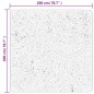 vidaXL Teppich HUARTE Kurzflor Weich und Waschbar Beige 200x200 cm vidaXL Teppich HUARTE Kurzflor Weich und Waschbar Beige 200x200 cm