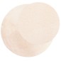vidaXL Teppich HUARTE Kurzflor Weich und Waschbar Beige Ø 100 cm vidaXL Teppich HUARTE Kurzflor Weich und Waschbar Beige Ø 100 cm