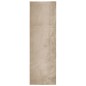 vidaXL Teppich HUARTE Kurzflor Weich und Waschbar Sandfarben 80x250 cm vidaXL Teppich HUARTE Kurzflor Weich und Waschbar Sandfarben 80x250 cm
