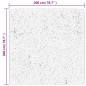 vidaXL Teppich HUARTE Kurzflor Weich und Waschbar Grau 200x200 cm vidaXL Teppich HUARTE Kurzflor Weich und Waschbar Grau 200x200 cm