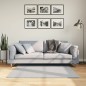 vidaXL Teppich HUARTE Kurzflor Weich und Waschbar Grau 120x120 cm vidaXL Teppich HUARTE Kurzflor Weich und Waschbar Grau 120x120 cm