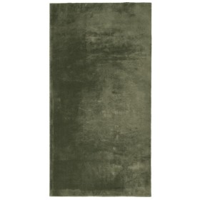 vidaXL Teppich HUARTE Kurzflor Weich und Waschbar Waldgrün 60x110 cm