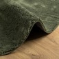 vidaXL Teppich HUARTE Kurzflor Weich und Waschbar Waldgrün Ø 120 cm vidaXL Teppich HUARTE Kurzflor Weich und Waschbar Waldgrün Ø 120 cm