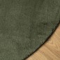 vidaXL Teppich HUARTE Kurzflor Weich und Waschbar Waldgrün Ø 200 cm vidaXL Teppich HUARTE Kurzflor Weich und Waschbar Waldgrün Ø 200 cm
