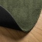 vidaXL Teppich HUARTE Kurzflor Weich und Waschbar Waldgrün Ø 200 cm vidaXL Teppich HUARTE Kurzflor Weich und Waschbar Waldgrün Ø 200 cm