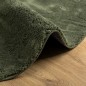 vidaXL Teppich HUARTE Kurzflor Weich und Waschbar Waldgrün Ø 200 cm vidaXL Teppich HUARTE Kurzflor Weich und Waschbar Waldgrün Ø 200 cm