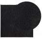 vidaXL Teppich HUARTE Kurzflor Weich und Waschbar Schwarz 200x200 cm vidaXL Teppich HUARTE Kurzflor Weich und Waschbar Schwarz 200x200 cm