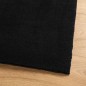 vidaXL Teppich HUARTE Kurzflor Weich und Waschbar Schwarz 200x200 cm vidaXL Teppich HUARTE Kurzflor Weich und Waschbar Schwarz 200x200 cm