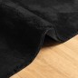 vidaXL Teppich HUARTE Kurzflor Weich und Waschbar Schwarz 200x200 cm vidaXL Teppich HUARTE Kurzflor Weich und Waschbar Schwarz 200x200 cm