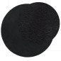 vidaXL Teppich HUARTE Kurzflor Weich und Waschbar Schwarz Ø 120 cm vidaXL Teppich HUARTE Kurzflor Weich und Waschbar Schwarz Ø 120 cm