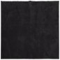 vidaXL Teppich HUARTE Kurzflor Weich und Waschbar Schwarz 120x120 cm vidaXL Teppich HUARTE Kurzflor Weich und Waschbar Schwarz 120x120 cm