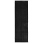 vidaXL Teppich HUARTE Kurzflor Weich und Waschbar Schwarz 80x250 cm vidaXL Teppich HUARTE Kurzflor Weich und Waschbar Schwarz 80x250 cm