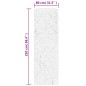 vidaXL Teppich HUARTE Kurzflor Weich und Waschbar Schwarz 80x250 cm vidaXL Teppich HUARTE Kurzflor Weich und Waschbar Schwarz 80x250 cm