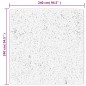 vidaXL Teppich HUARTE Kurzflor Weich und Waschbar Blau 240x240 cm vidaXL Teppich HUARTE Kurzflor Weich und Waschbar Blau 240x240 cm