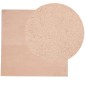 vidaXL Teppich HUARTE Kurzflor Weich und Waschbar Blassrosa 240x240 cm vidaXL Teppich HUARTE Kurzflor Weich und Waschbar Blassrosa 240x240 cm