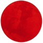 vidaXL Teppich HUARTE Kurzflor Weich und Waschbar Rot Ø 80 cm vidaXL Teppich HUARTE Kurzflor Weich und Waschbar Rot Ø 80 cm
