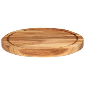 vidaXL Schneidebrett Ø30x2,5 cm Massivholz Akazie
