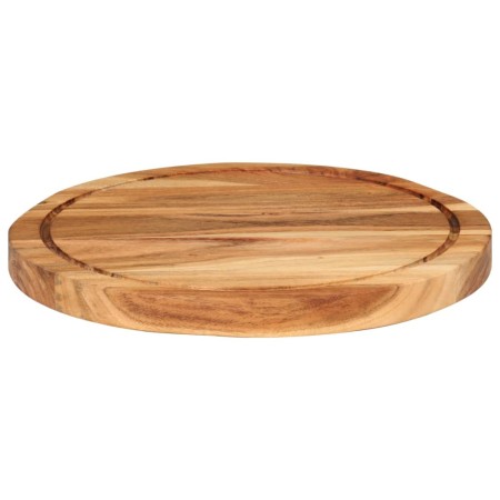 vidaXL Schneidebrett Ø30x2,5 cm Massivholz Akazie