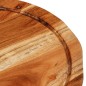 vidaXL Schneidebrett Ø30x2,5 cm Massivholz Akazie vidaXL Schneidebrett Ø30x2,5 cm Massivholz Akazie