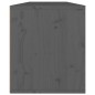 vidaXL Wandschränke 2 Stk. Grau 60x30x35 cm Massivholz Kiefer vidaXL Wandschränke 2 Stk. Grau 60x30x35 cm Massivholz Kiefer