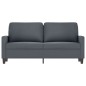 vidaXL 2-Sitzer-Sofa Dunkelgrau 140 cm Samt vidaXL 2-Sitzer-Sofa Dunkelgrau 140 cm Samt